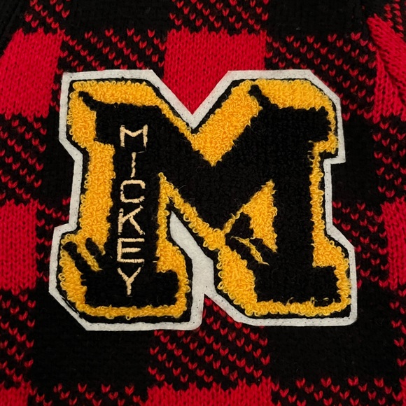 Disney x Forever 21 Mickey Mouse Checkered Cardigan Sweater - Picture 7 of 16